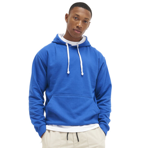 Contrast Sports Training Hoodie - Cotton-Polyester Fabric Thumbnail